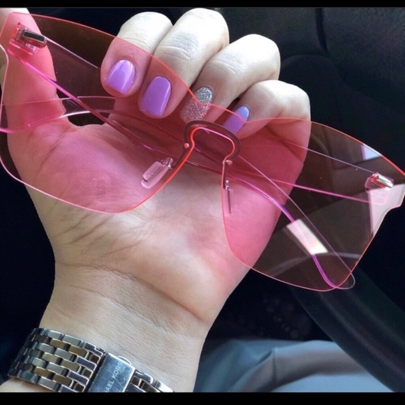 TRENDY PINK SUNGLASSES - Picture 5 of 6